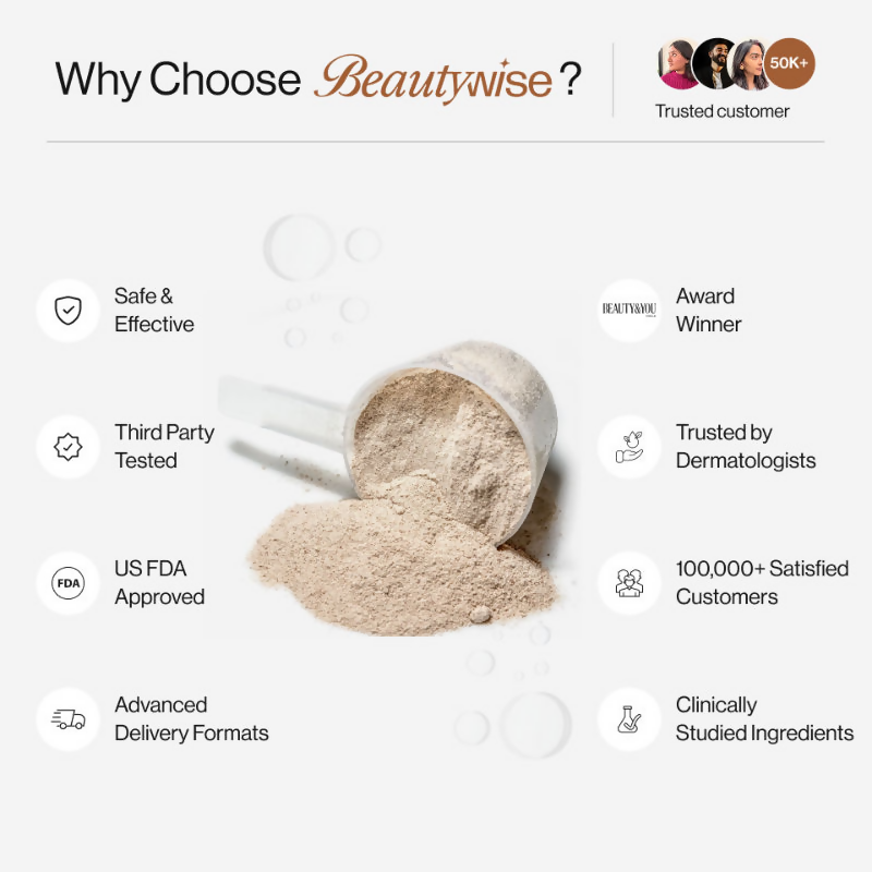 Beautywise Advanced Marine Collagen Peptides Powder - Unflavored
