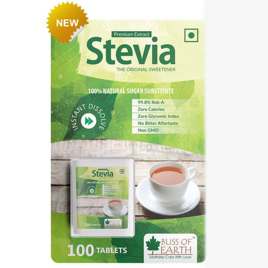 Buy Bliss of Earth 99.8% REB-A Stevia Tablets from DrMediCart, Ship from India to USA