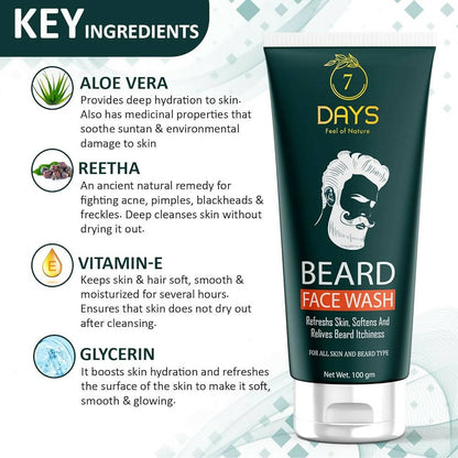 7 Days Beard Face Wash