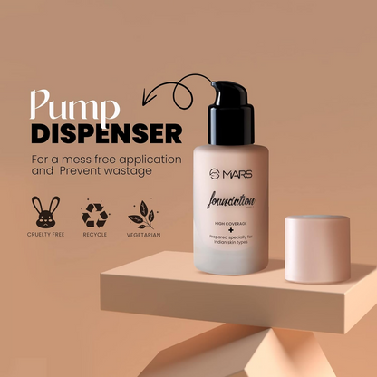 MARS Cosmetics High Coverage Liquid Matte Foundation - Shade 06