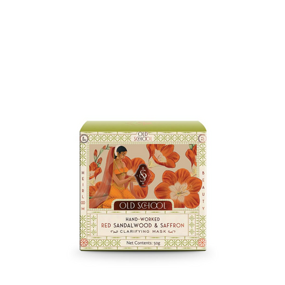 Old School Rituals Hand-Worked Red Sandalwood & Saffron Clarifying Mask