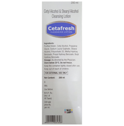 Cetafresh Cleansing Lotion for Oily to Normal Skin, pH Balanced & Fragrance Free