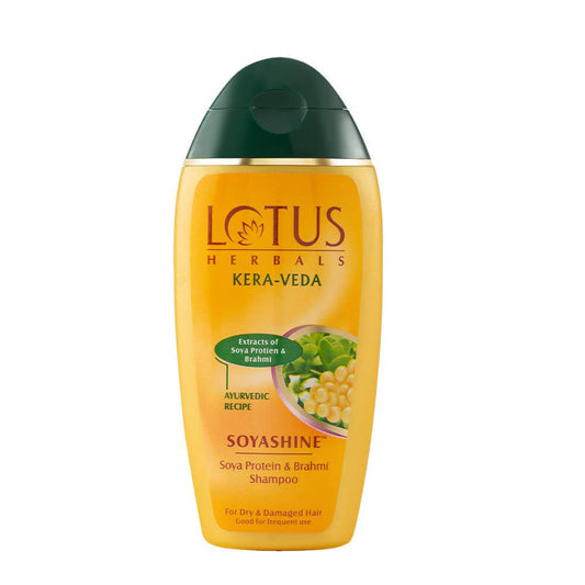 Buy Lotus Herbals Kera-Veda Soyashine Soya Protein And Brahmi Shampoo from DrMediCart, Ship from India to USA