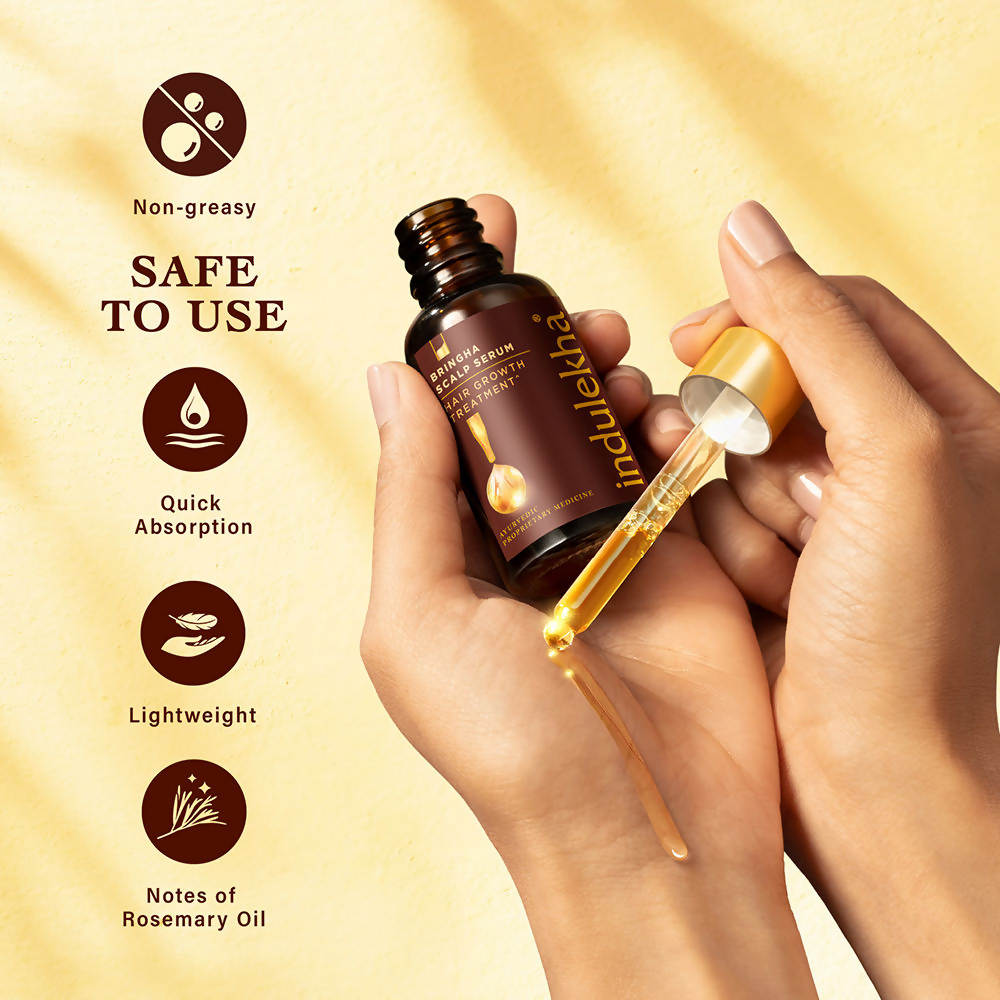 Indulekha Bringha Hair Growth Treatment Scalp Serum