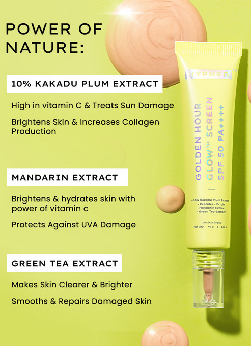 Hyphen By Kriti Sanon Golden Hour Glow Screen Spf 50 Pa+++