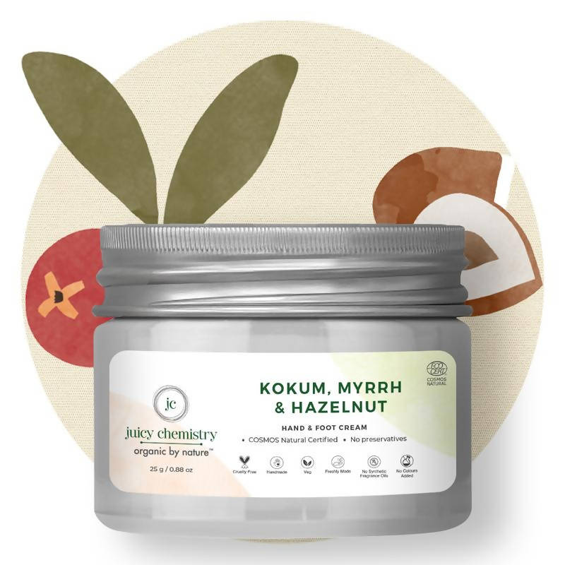 Juicy Chemistry Kokum, Myrrh & Hazelnut Hand & Foot Cream