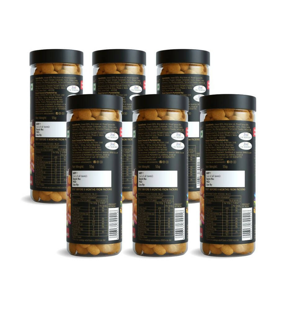 Eatopia Superfoods Jowar Puffs - Yummy Indian Masala
