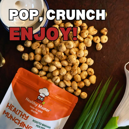Healthy Master Crispy Roasted Fox Nuts (Makhana) - Peri Peri Flavour