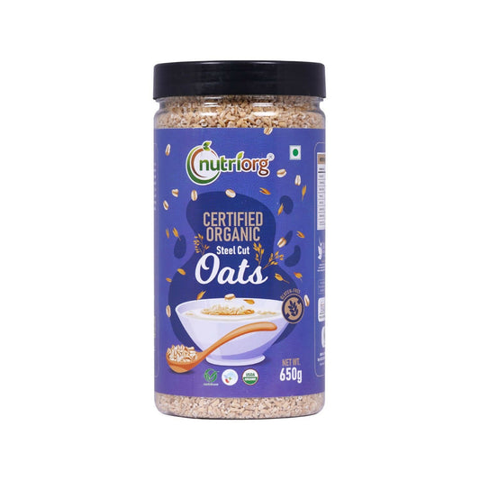 Nutriorg Certified Organic Steelcut Oats