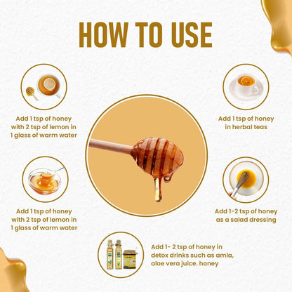 Upaveda Certified Organic Raw Honey