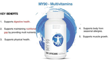 Ok Life Care My 90 Advanced Multivitamins Capsules