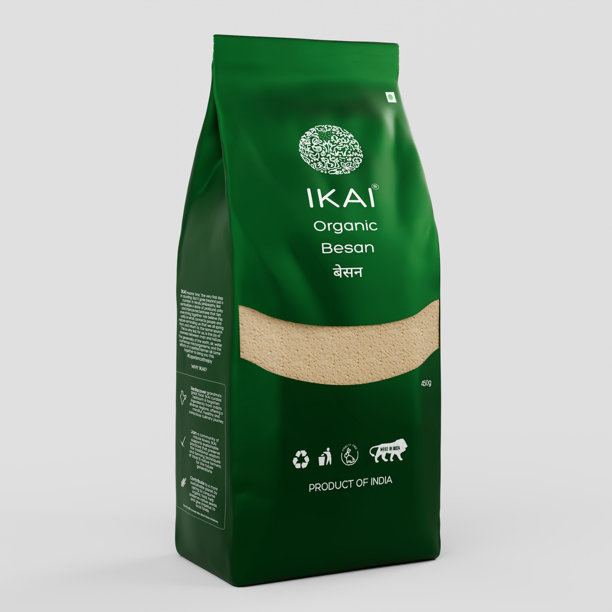 IKAI Organic Besan (Gram Flour)