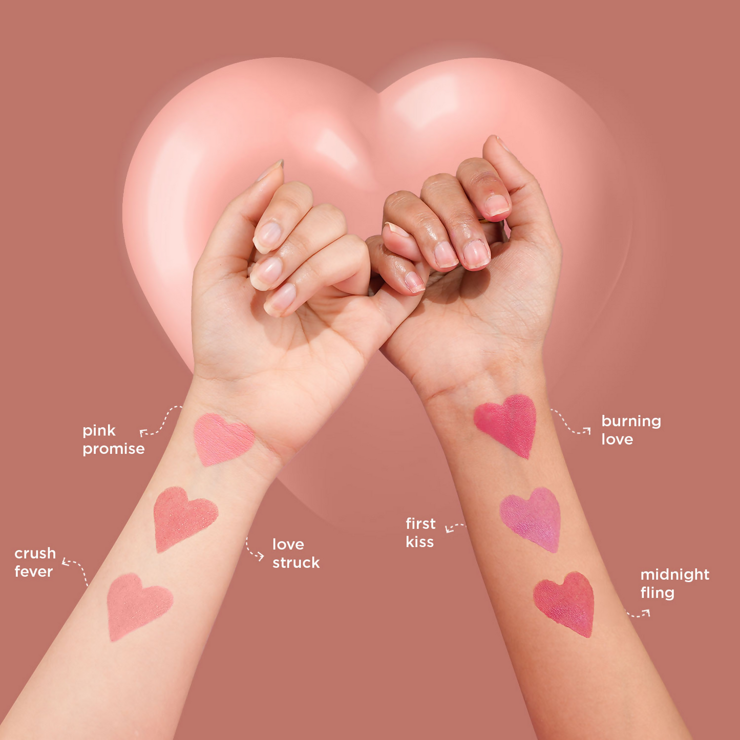 Bella Vita Organic All Hearts Face Blush - Crush Fever