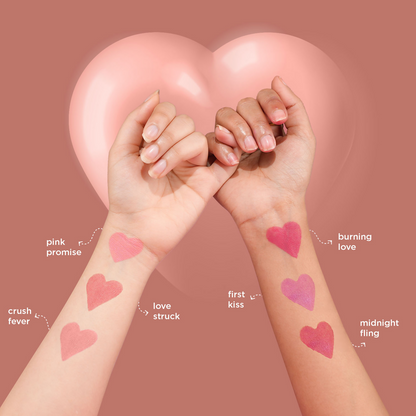 Bella Vita Organic All Hearts Face Blush - Crush Fever