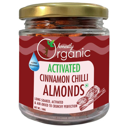D-Alive Honestly Organic Activated Cinnamon Chilli Almonds - Drmedicart