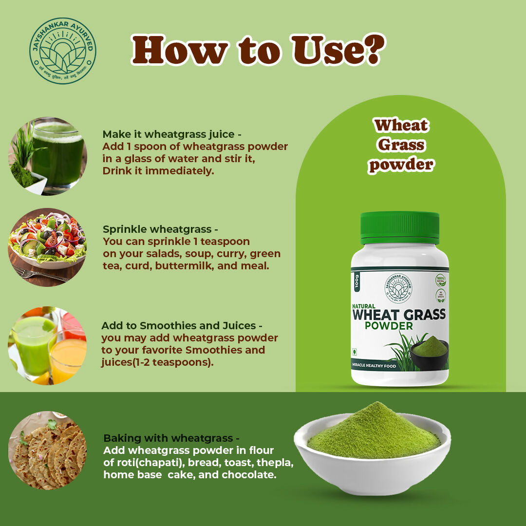 Jayshankar Ayurved Wheat Grass Powder