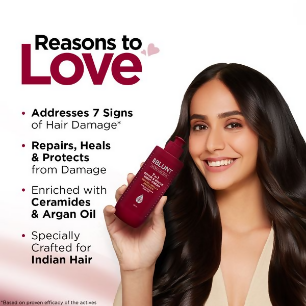 BBlunt 7 in 1 Repair & Revive Night Cream to Heal & Protect Hair Overnight - Limited Time Offer