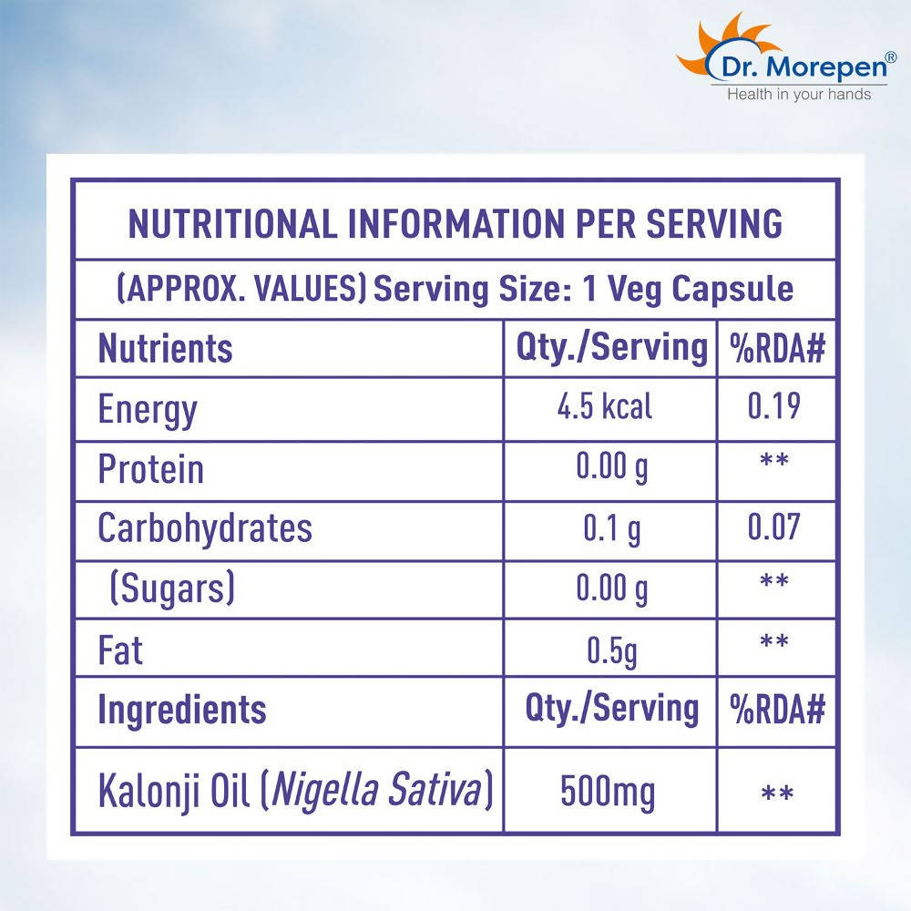 Dr. Morepen Kalonji Oil Capsules