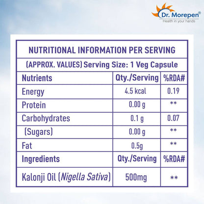 Dr. Morepen Kalonji Oil Capsules