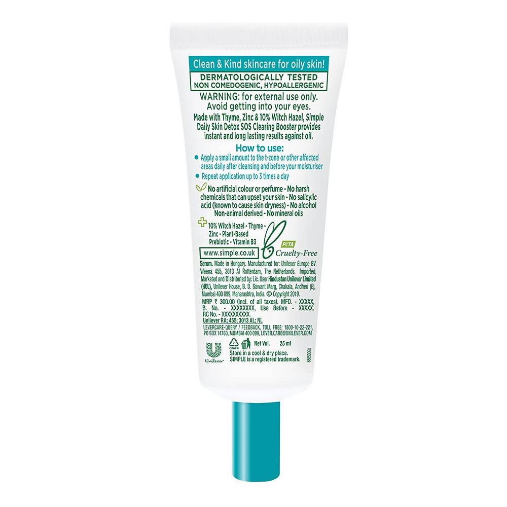 Simple Daily Skin Detox SOS Clearing Booster - DrMediCart