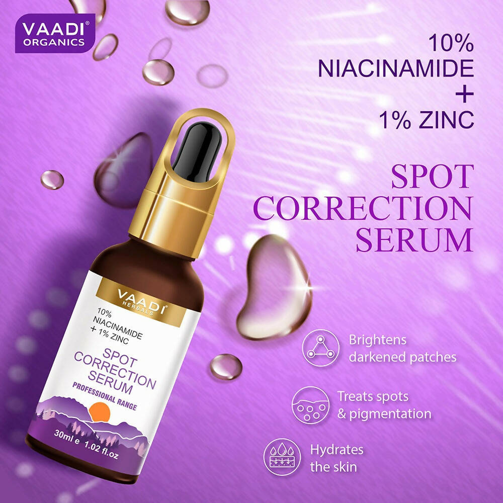 Vaadi Herbals Spot Correction Serum With 10 % Niacinamide & 1% Zinc - Drmedicart