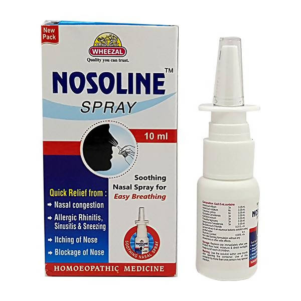 Buy Wheezal Nosoline Nasal Spray from DrMediCart, Ship from India to USA
