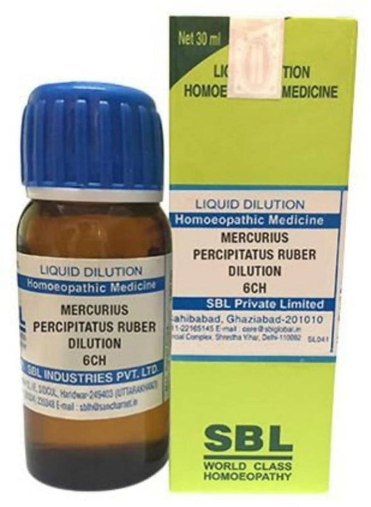 Buy SBL Homeopathy Mercurius Percipitatus Ruber Dilution from DrMediCart, Ship from India to USA