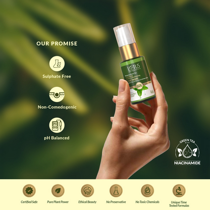 Lotus Botanicals Natural Green Tea HydraDetox Moisture - Replenishing Face Serum