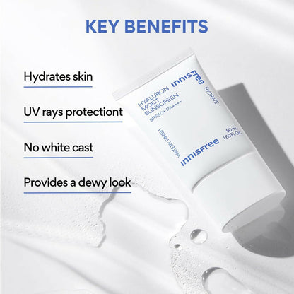 Innisfree Hyaluronic Moist Sunscreen SPF50+ PA++++ Korean Sunscreen