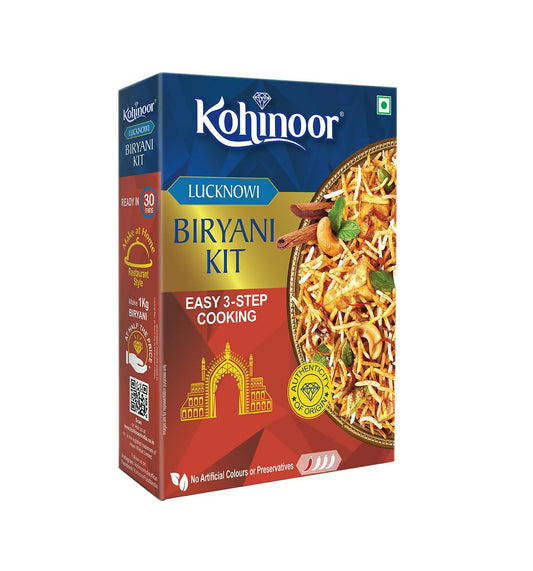 Kohinoor Authentic Lucknowi Basmati Biryani Kit