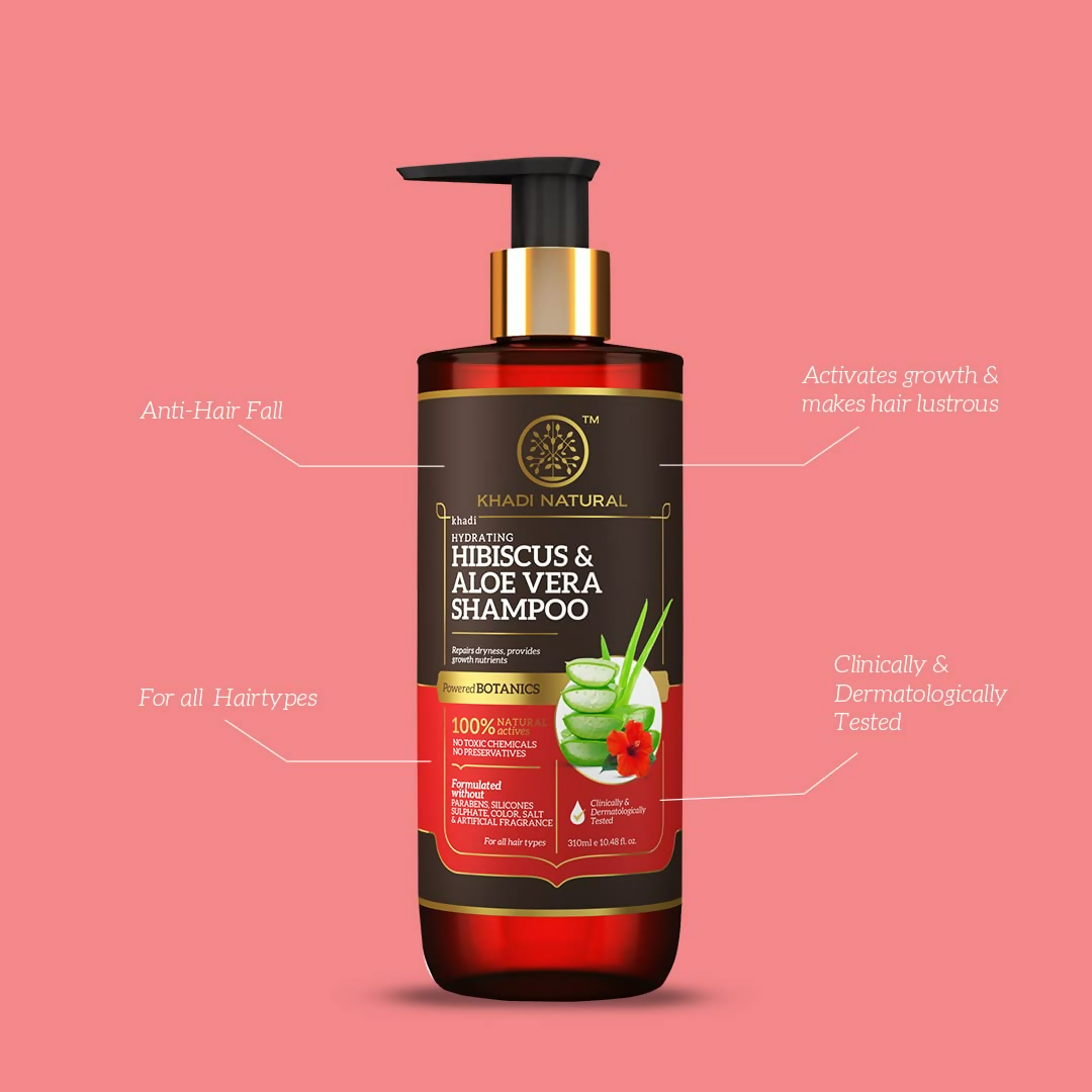 Khadi Natural Hibiscus & Aloevera Shampoo