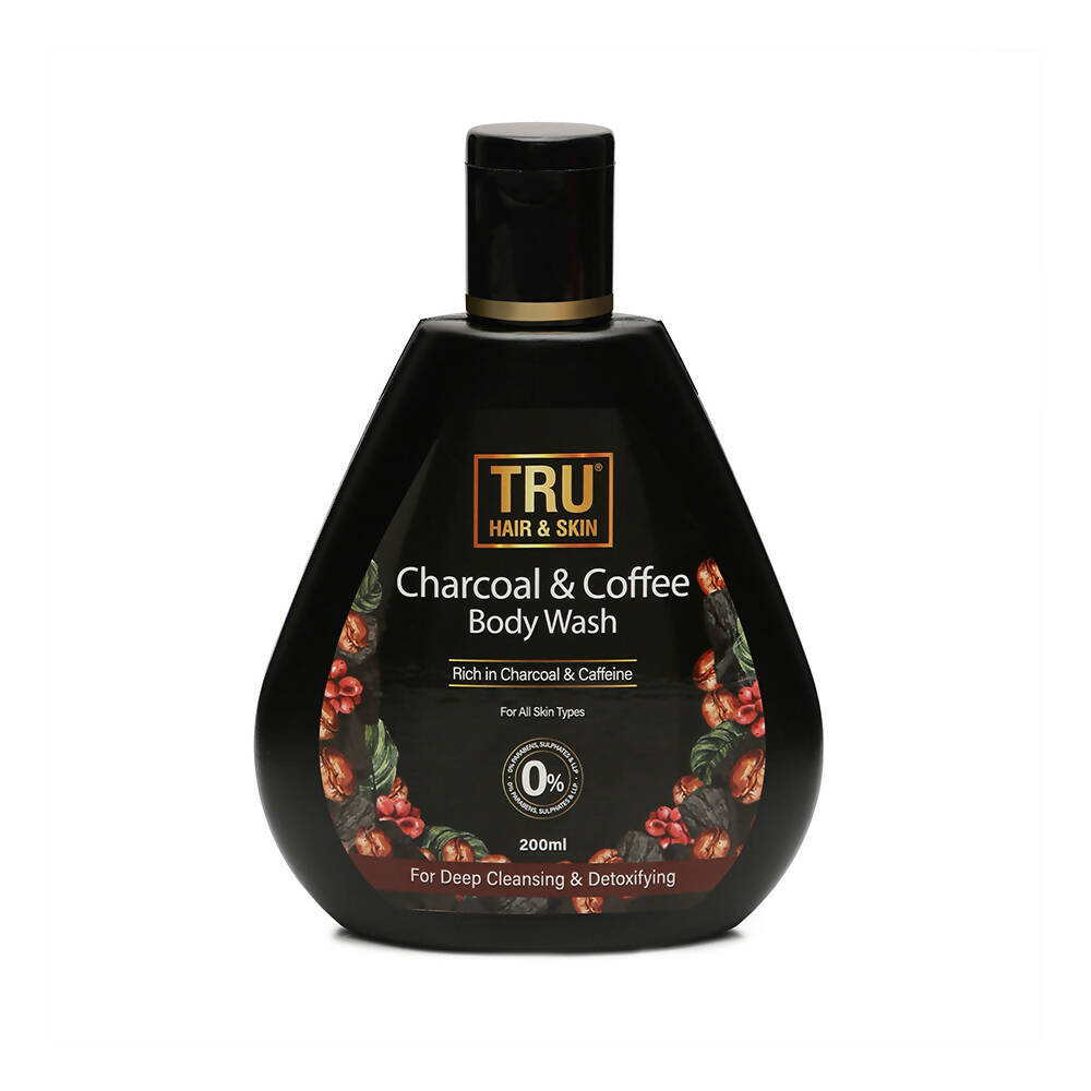 Buy Tru Hair & Skin Charcoal & Coffee Body Wash from DrMediCart, Ship from India to USA