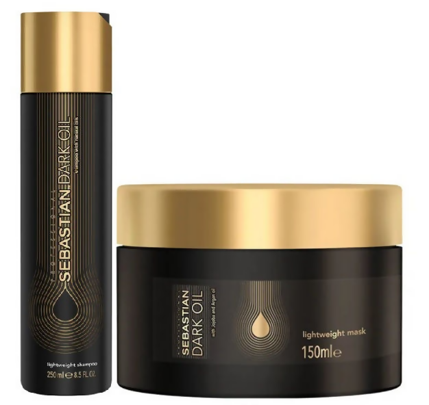 Sebastian Professional Dark Oil Lightweight Shampoo & Mask Combo