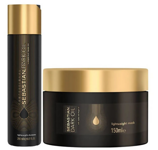 Sebastian Professional Dark Oil Lightweight Shampoo & Mask Combo