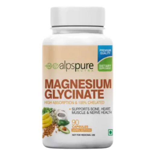 Buy Alpspure Nutra Magnesium Glycinate Capsules from DrMediCart, Ship from India to USA