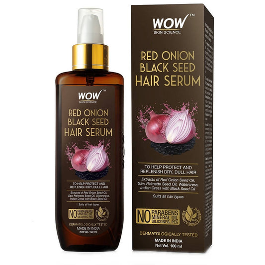 Buy Wow Skin Science Red Onion Black Seed Hair Serum from DrMediCart, Ship from India to USA