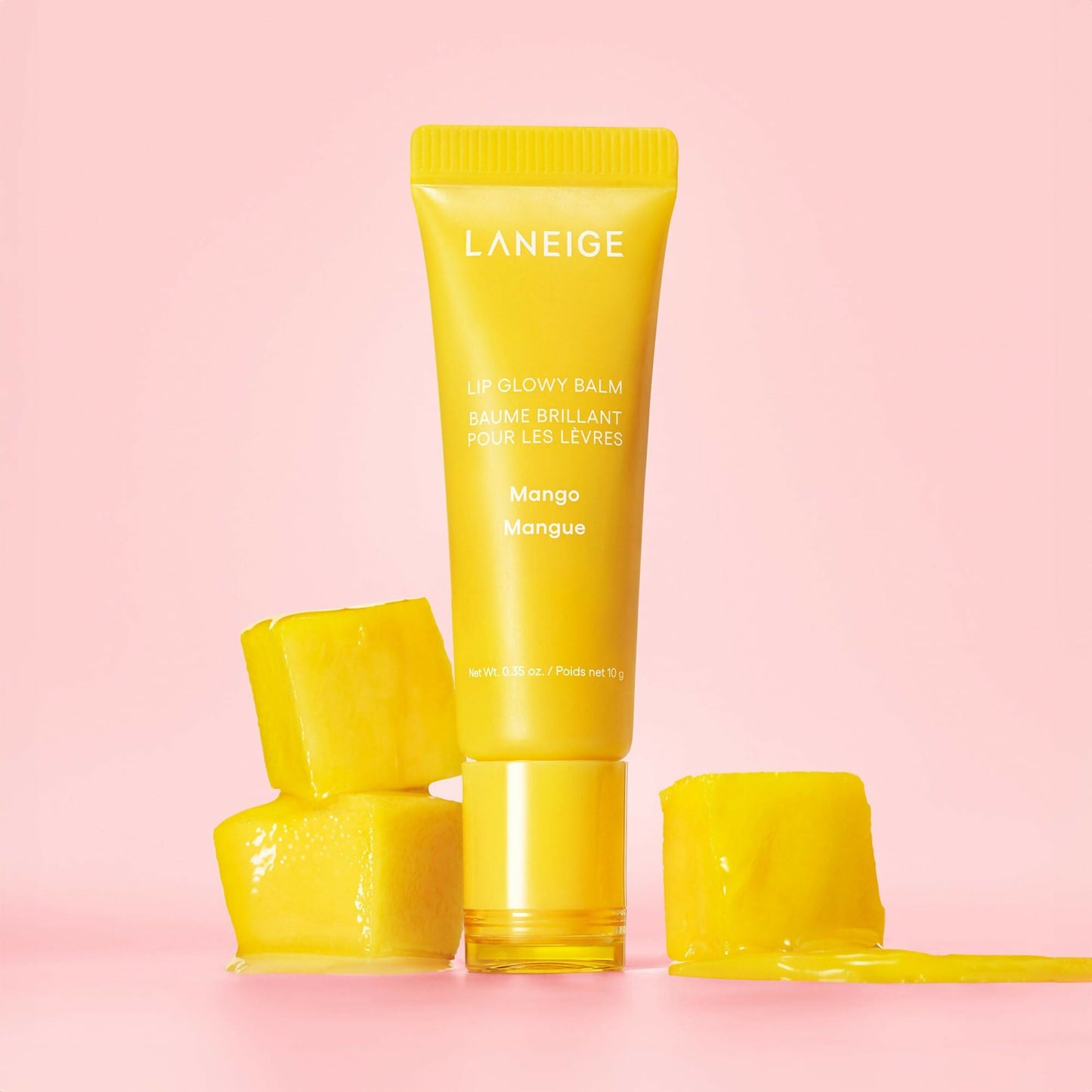 Laneige Lip Glowy Balm - Mango - Korean Lip Balm