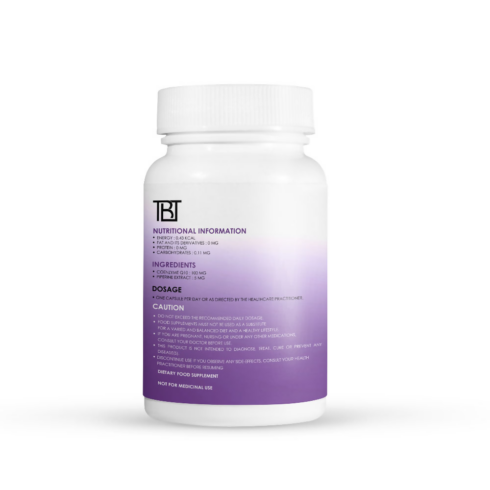 The Body Temple Coenzyme Q10 100 mg For Heart Health Capsules