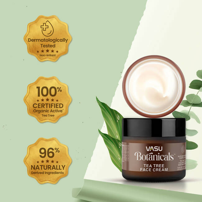 Vasu Healthcare Botanicals Tea Tree Face Cream - Drmedicart