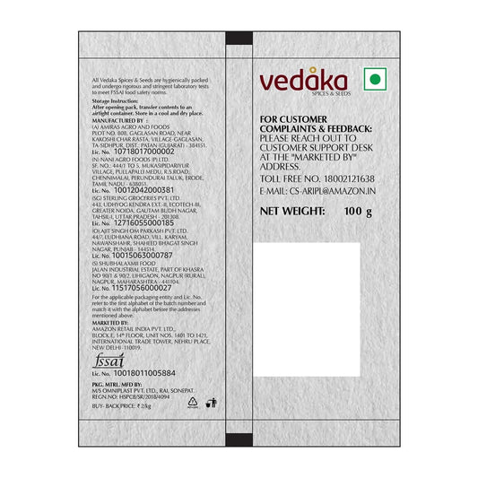 Buy Vedaka Whole Black Cardamom from DrMediCart, Ship from India to USA