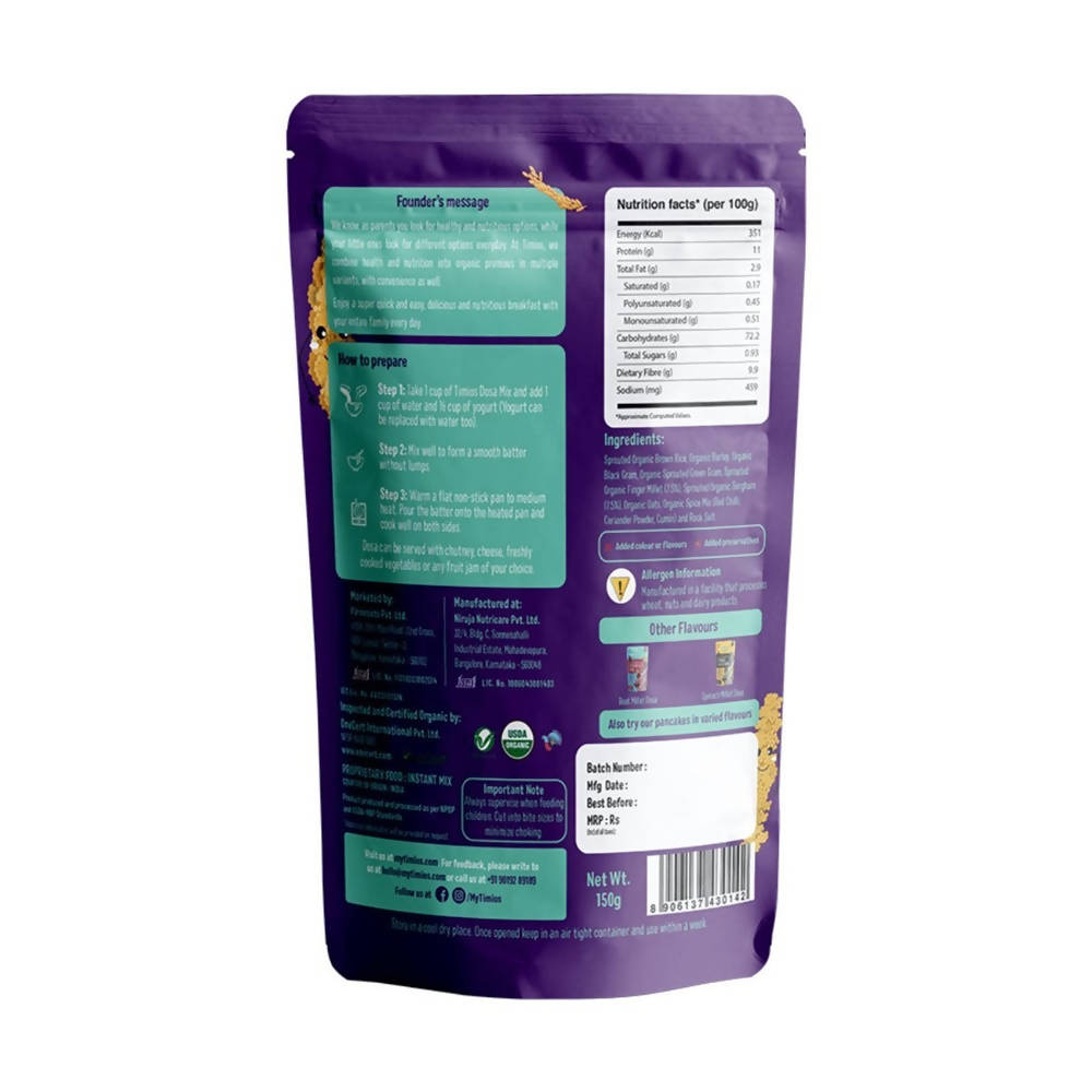 Timios Organic Multi Millet Dosa Mix