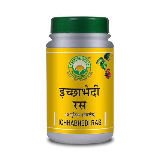 Buy Basic Ayurveda Ichhabhedi Ras Tablet from DrMediCart, Ship from India to USA