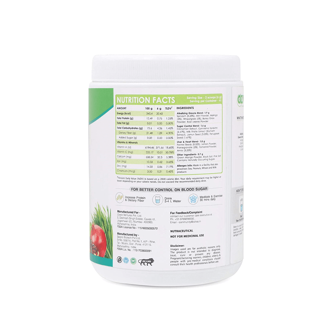 OZiva Superfood Greens & Herbs