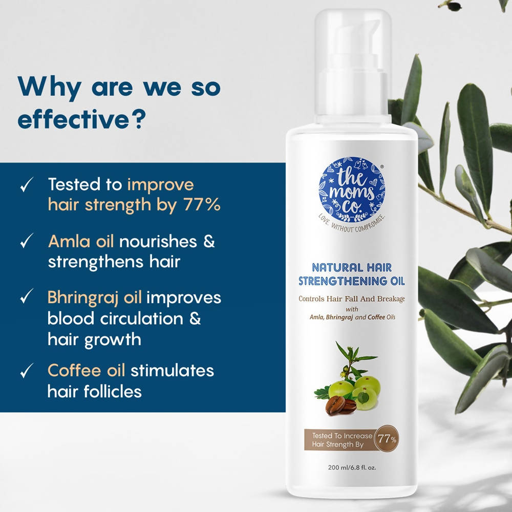 The Moms Co Natural Hair Strengthening Oil - Drmedicart