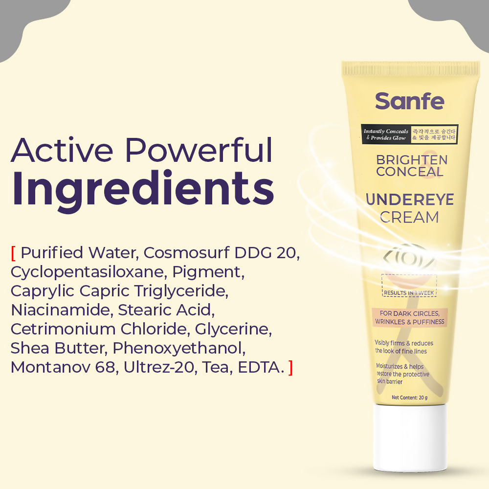 Sanfe Brighten & Conceal Under Eye Cream