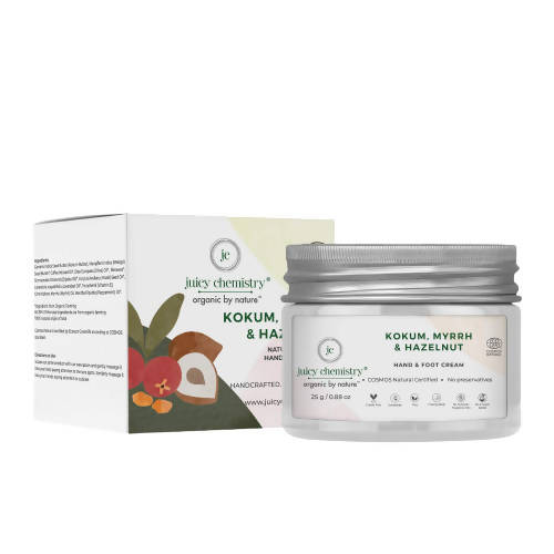 Juicy Chemistry Kokum, Myrrh & Hazelnut Hand & Foot Cream