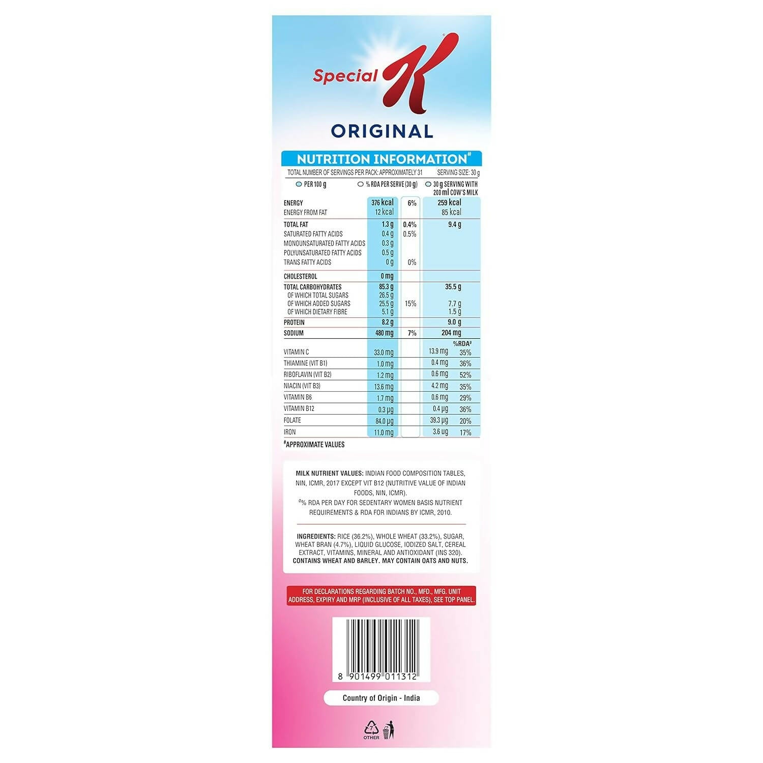 Kellogg's Special K Original - Drmedicart