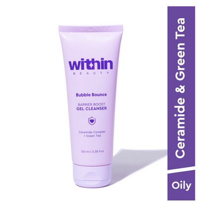 Within Beauty Bubble Bounce Barrier Boost Gel Face Cleanser