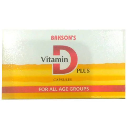 Buy Bakson's Homeopathy Vitamin D Plus Capsules from DrMediCart, Ship from India to USA