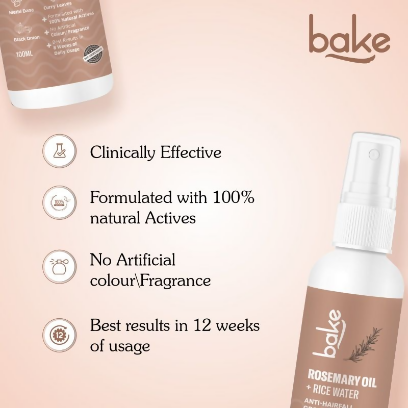 Bake Rosemary + Rice Water Hair Growth Therapy